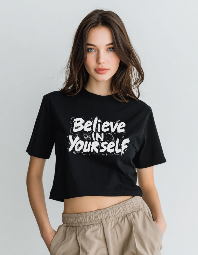 Believe Crop Top