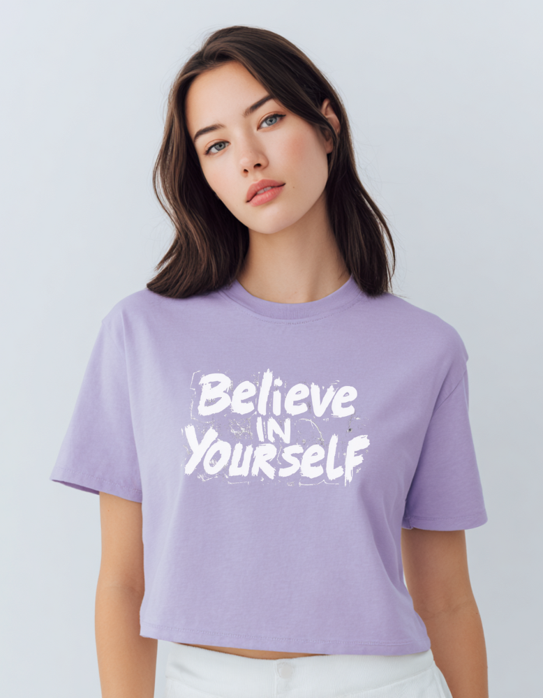 Believe Crop Top