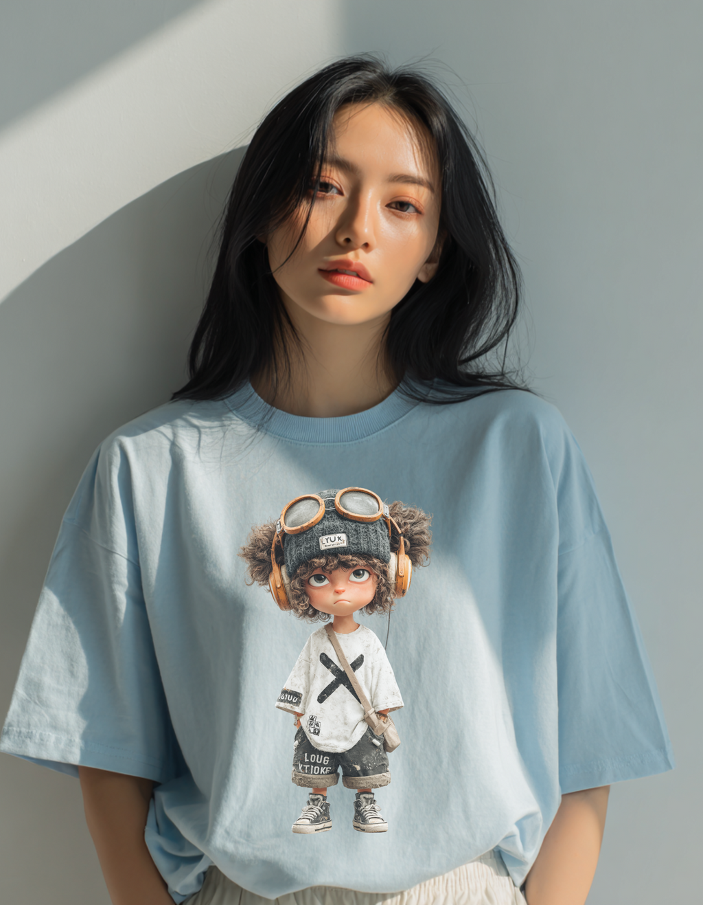 Anime Doll Unisex Terry Oversized Tee