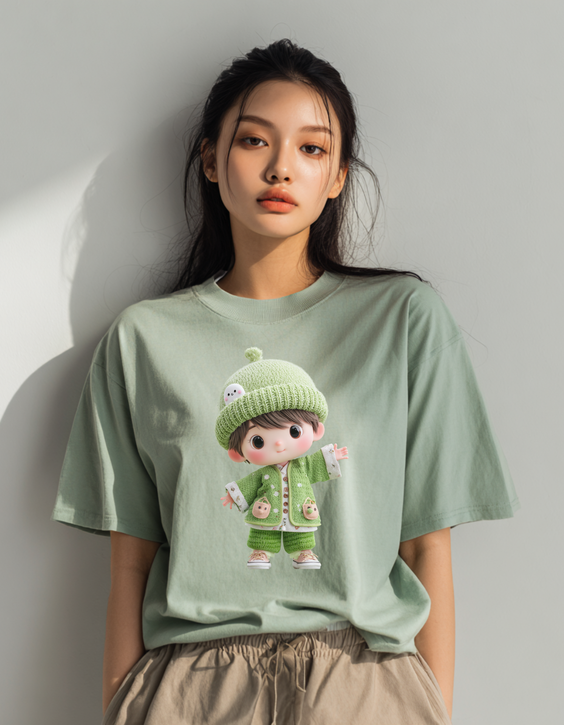 Cheerful Unisex Terry Oversized Tee
