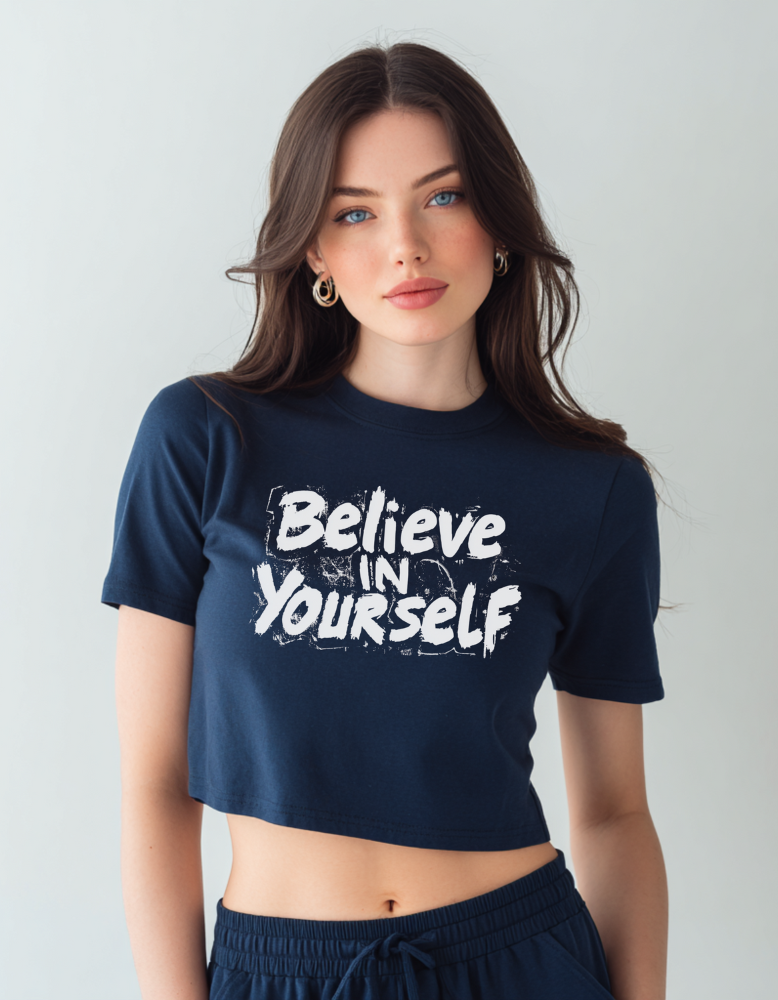 Believe Crop Top