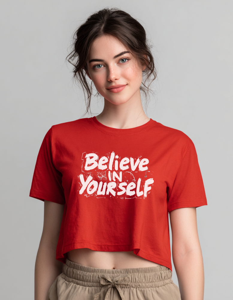 Believe Crop Top