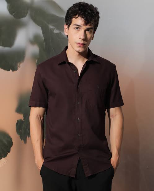 Maroon Unisex Oversized Shirt