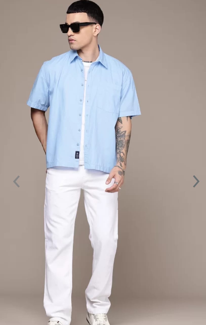 Baby Blue Unisex Oversized Shirt