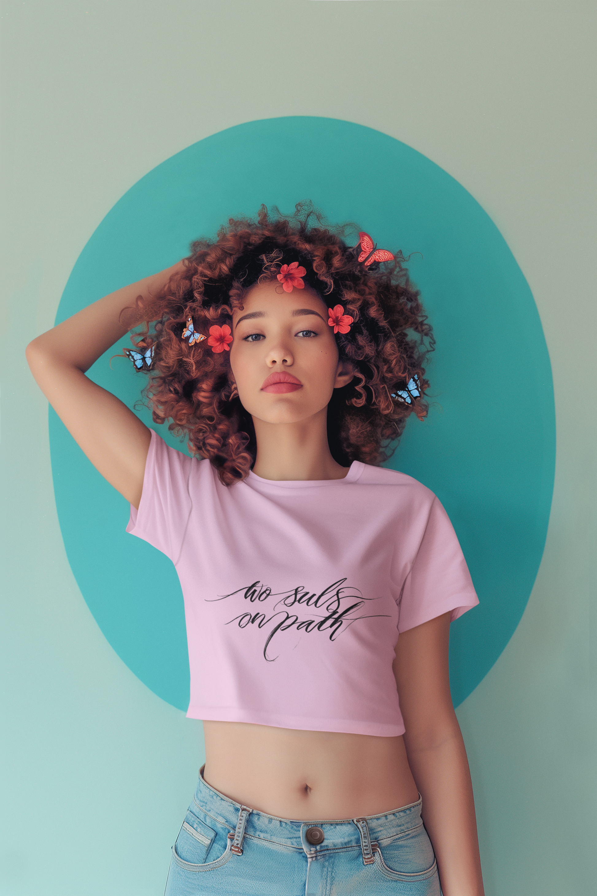Two Souls Path Crop Top