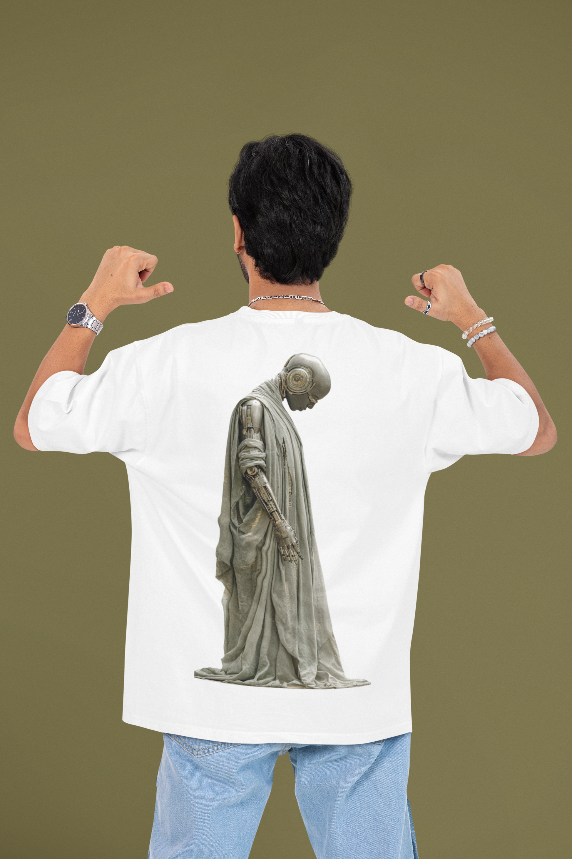 Ancient Aura Unisex Terry Oversized Tees