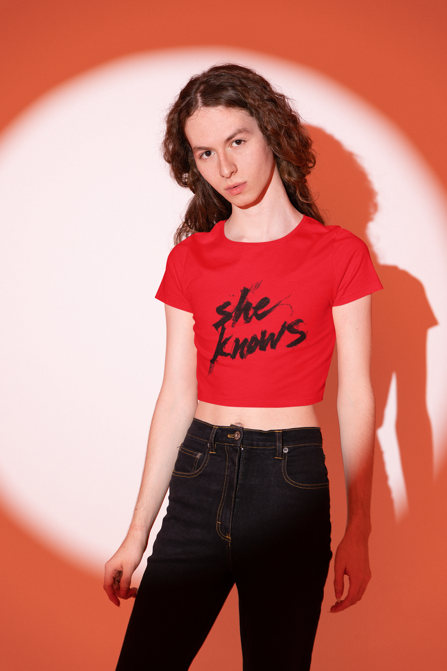 She Knows Crop Top