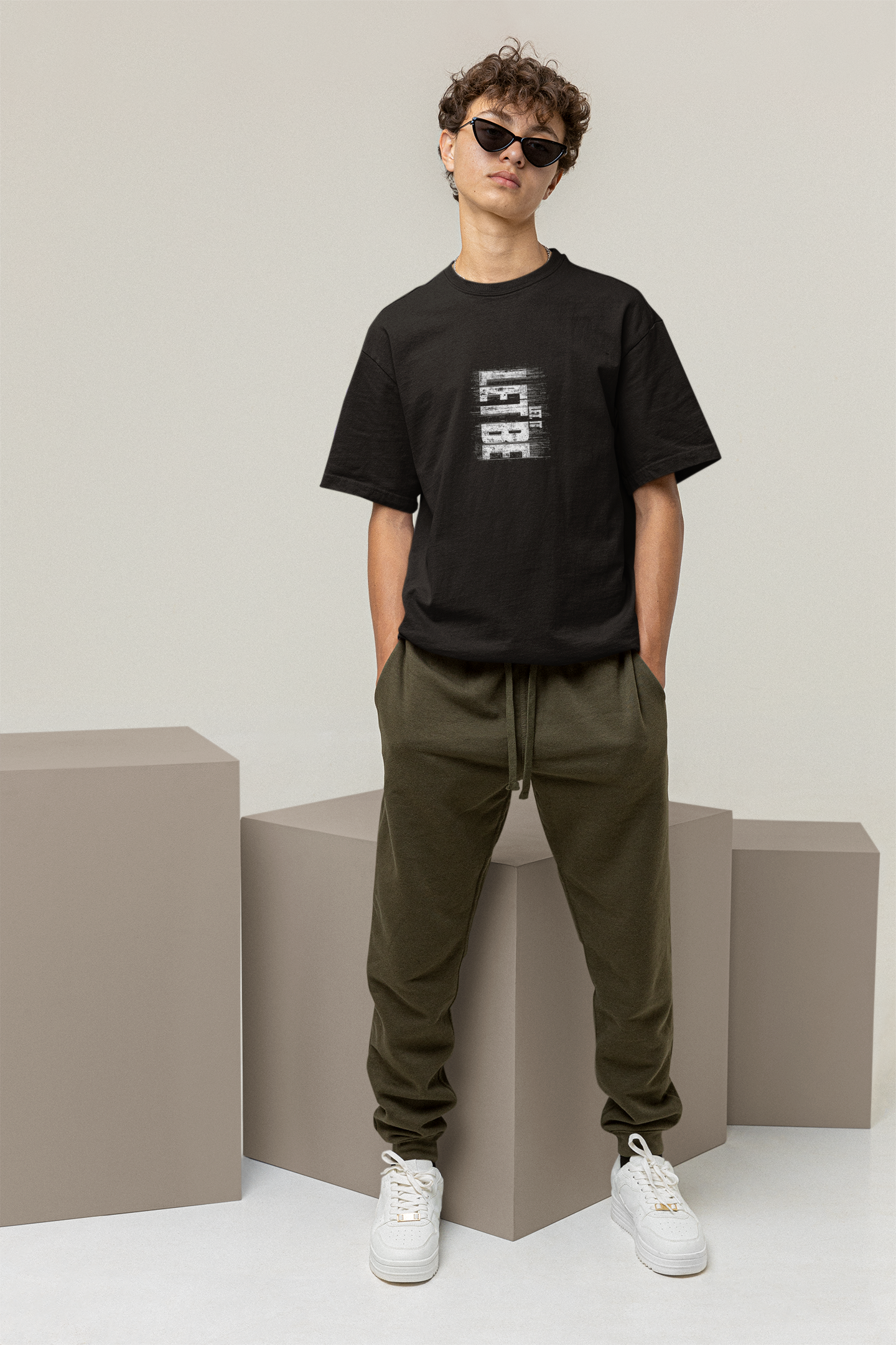 Let Be Unisex Terry Oversized Tee