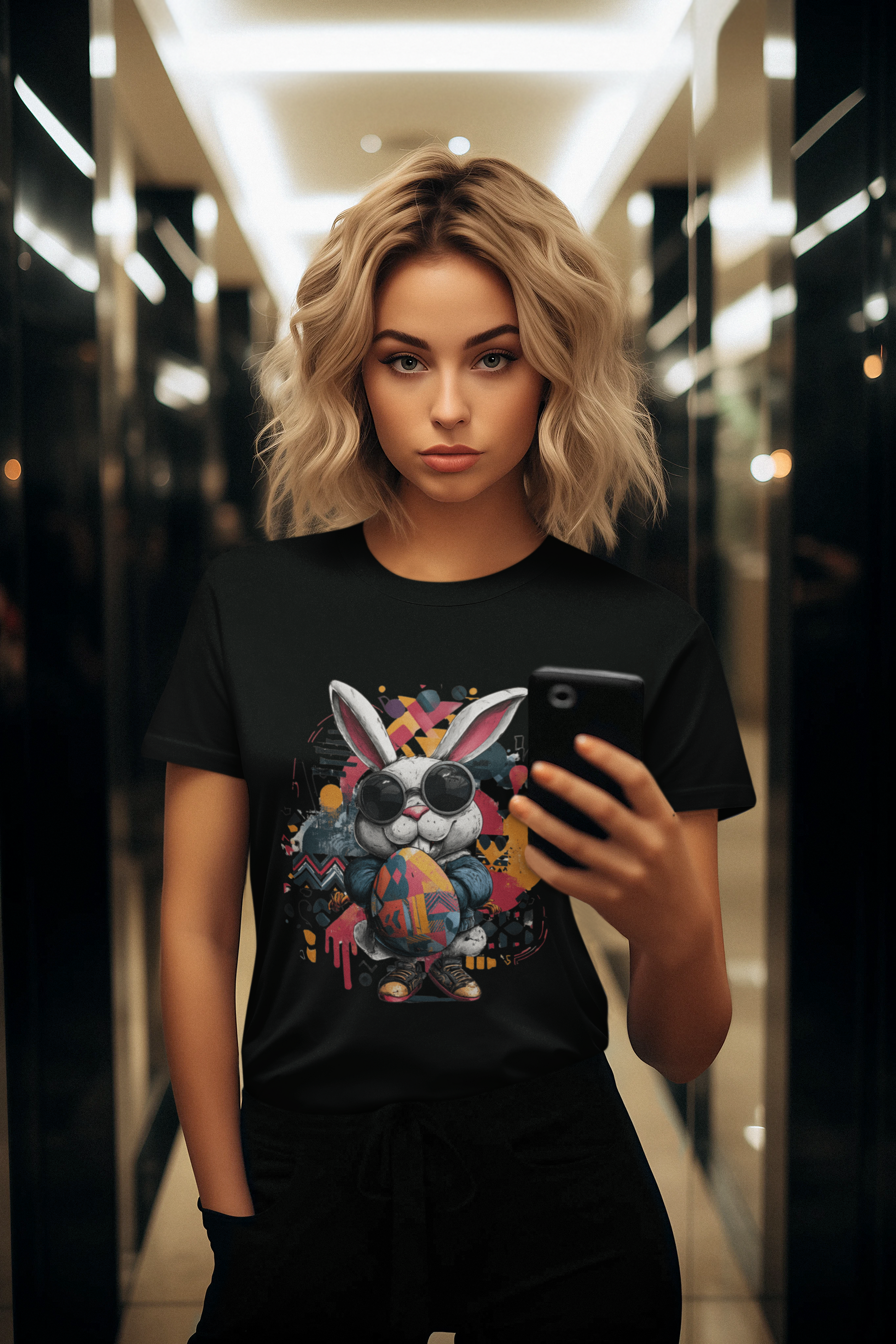 Cool Rabbit Unisex Standard Crew T-Shirt