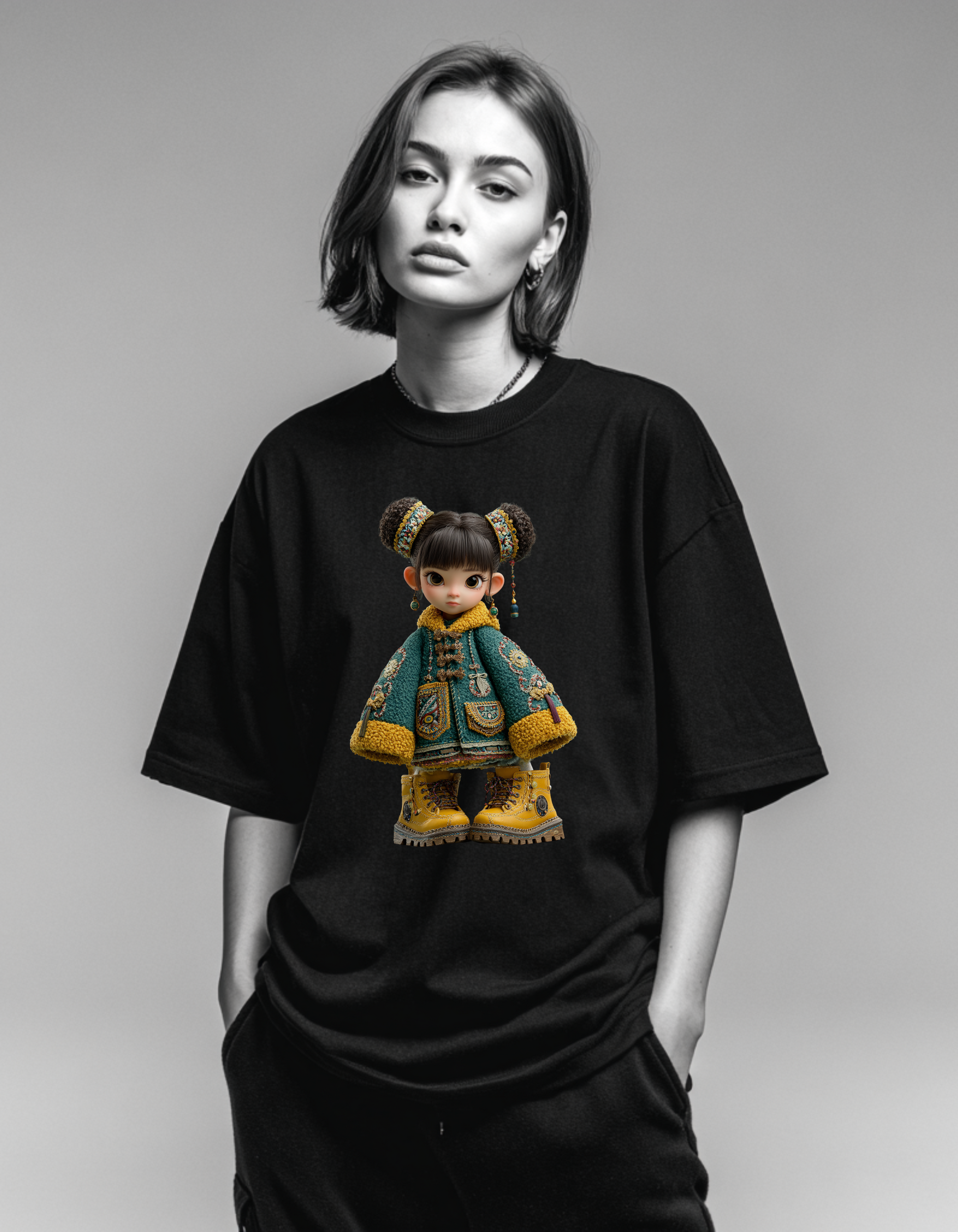 Doll Unisex Terry Oversized Tee